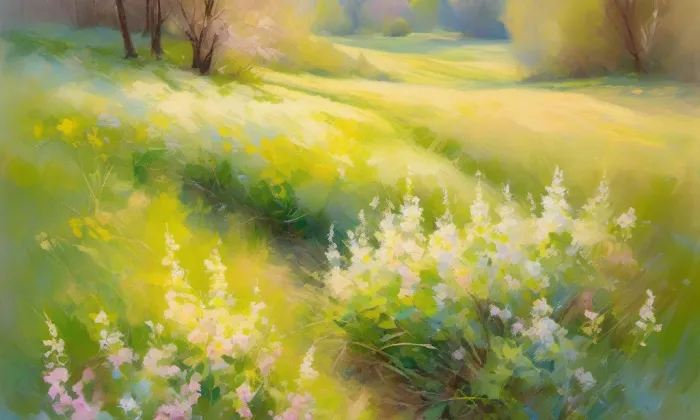 Starý a Nový zámek Kolešovice – spring