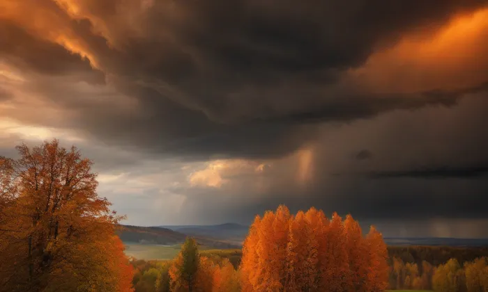 Starý zámek Batelov – autumn