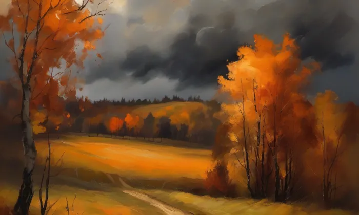 Starý zámek Bečváry – autumn