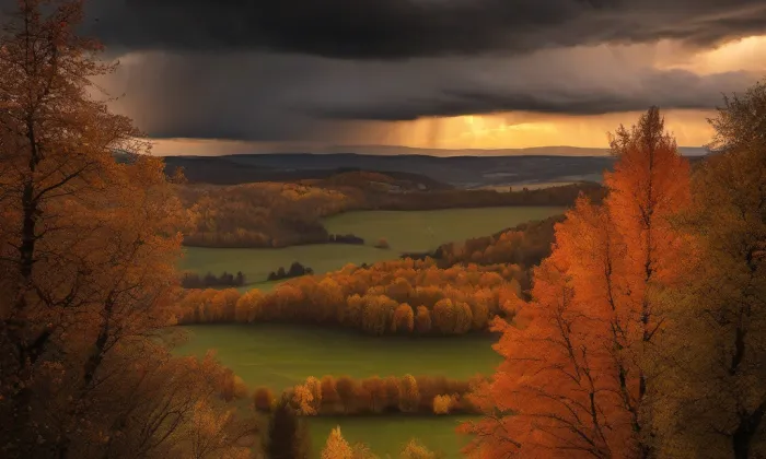 Starý zámek Lnáře – autumn