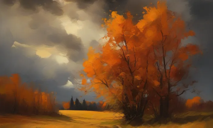 Starý zámek Velké Březno – autumn