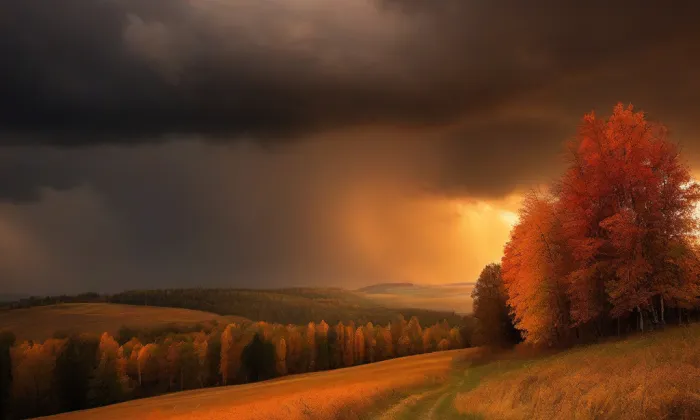 statek Ostrov – autumn