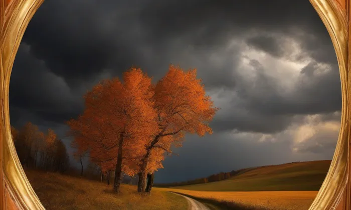 Strážní domek nad Bubenečským tunelem – autumn