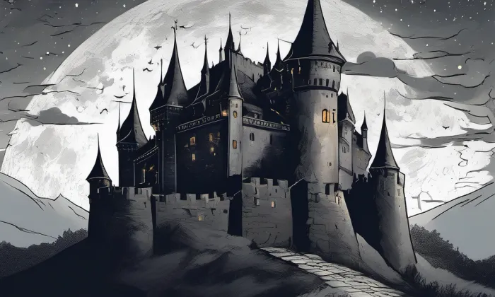 Strašná skála – noc