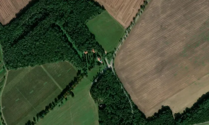 Svatý Antonínek – letecký pohled
