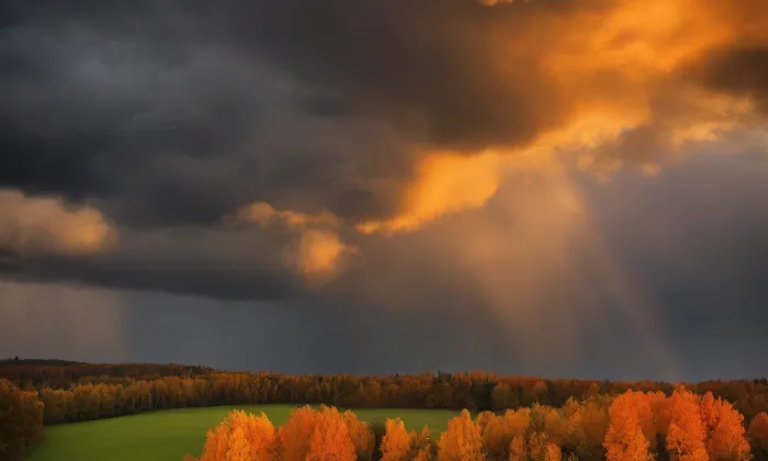 Synagoga v Kamenici nad Lipou – autumn
