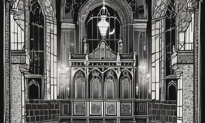 Synagoga v Kamenici nad Lipou – noc