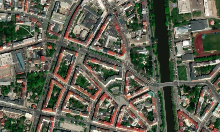 Třída Karla IV. – letecký pohled