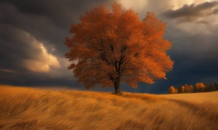 Třetí nádvoří Pražského hradu – autumn