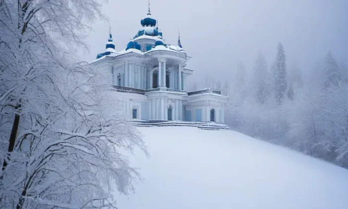 Toskánský palác v Praze – winter