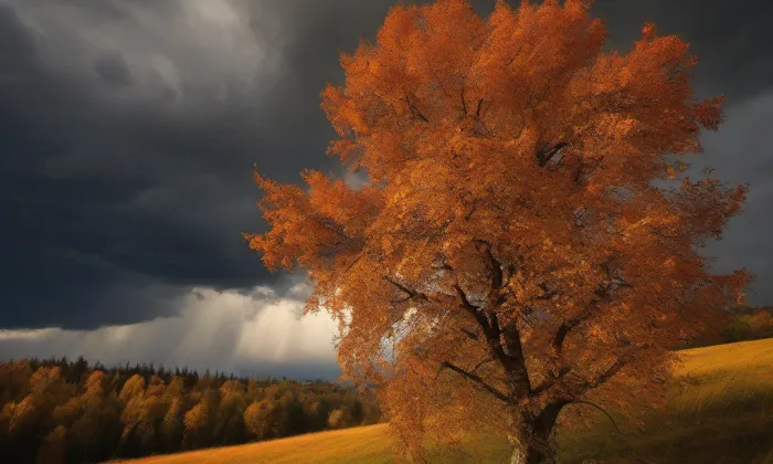 Tyršův most (Doudlevce) – autumn