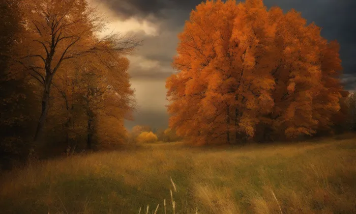 Výklenková kaplička v Motole – autumn