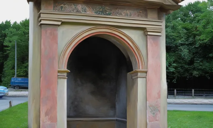 Výklenková kaplička v Motole – historical