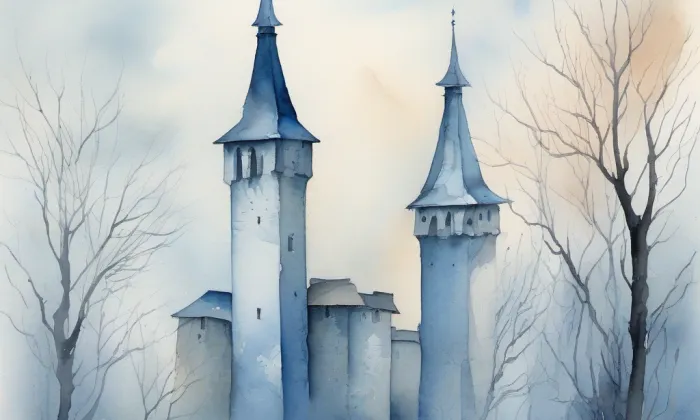 Vítkovec – akvarel