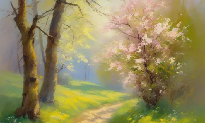 Větrný mlýn Vysoký – spring