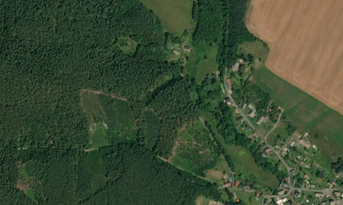 Velenice – letecký pohled
