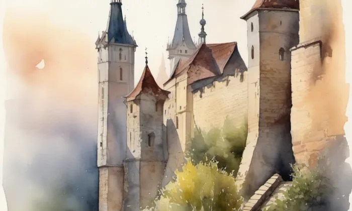 Velenice – akvarel
