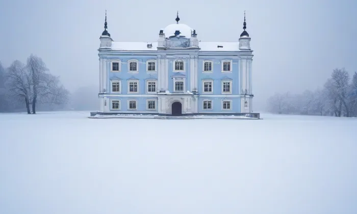 Velkopřevorský palác – winter