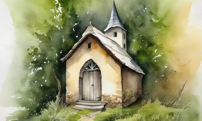 Vildenberk – akvarel