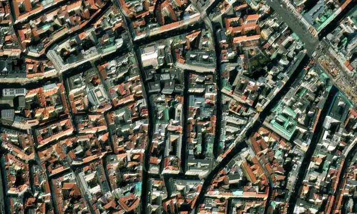Vladislavova – letecký pohled