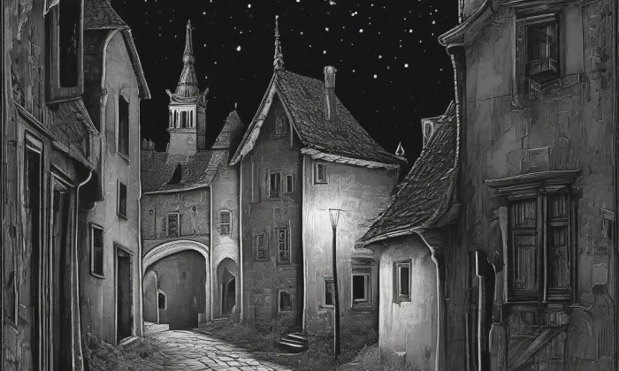 Vysoký Chlumec – noc