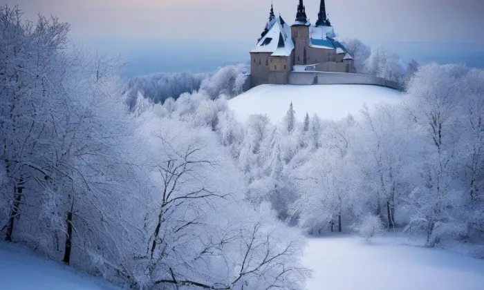 Vysoký Chlumec – winter