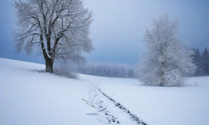 Zámeček Rudolfov – winter