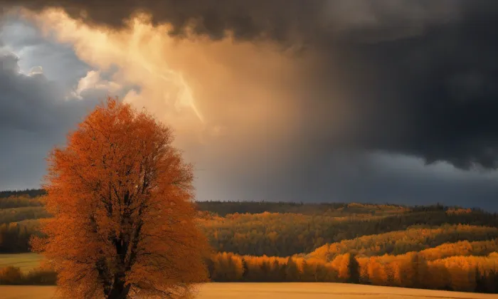 Zámek Žáky – autumn