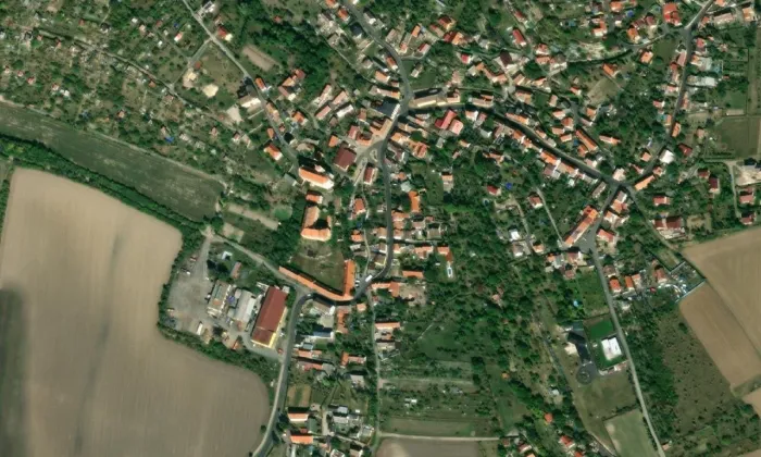 zámek Žitenice – letecký pohled