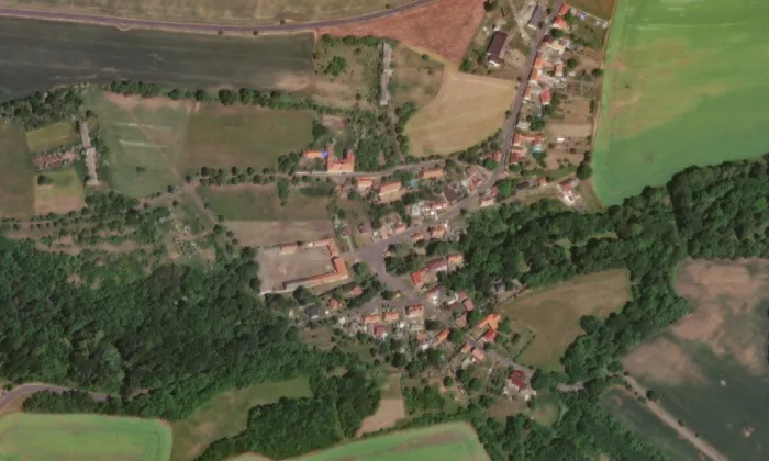zámek Brody – letecký pohled