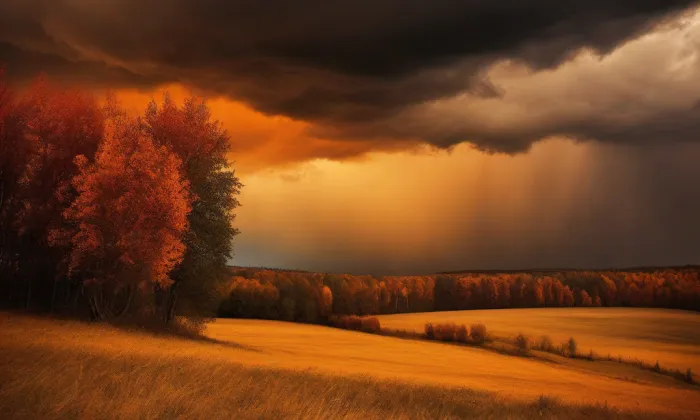 Zámek Cvrčovice – autumn