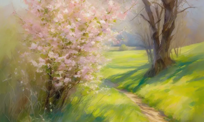 Zámek Dolní Břežany – spring