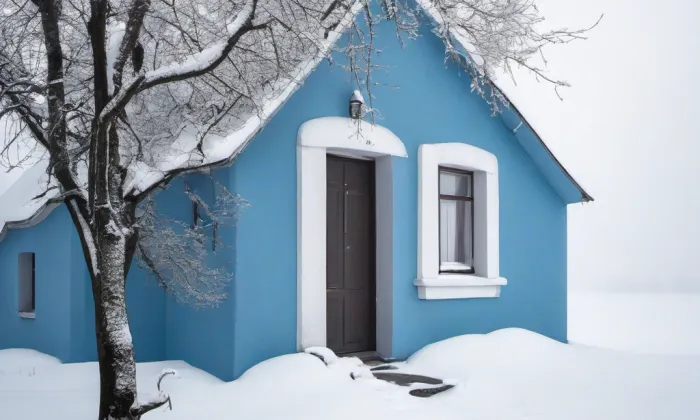 zámek Křemýž – winter