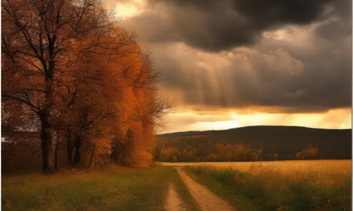zámek Krásný Dvůr – autumn
