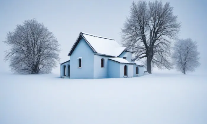 zámek Květinov – winter