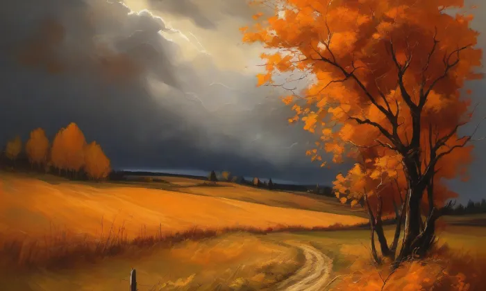 zámek Lesní Hluboké – autumn
