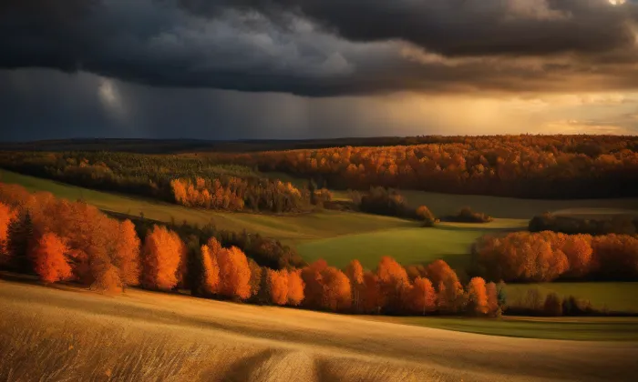 zámek Linhartovy – autumn