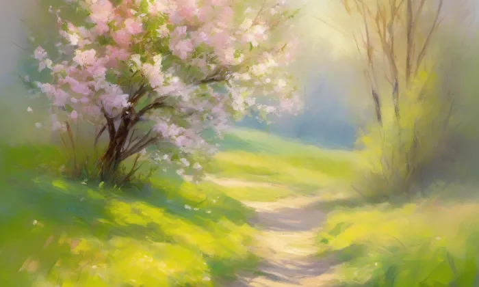 zámek Měšice – spring