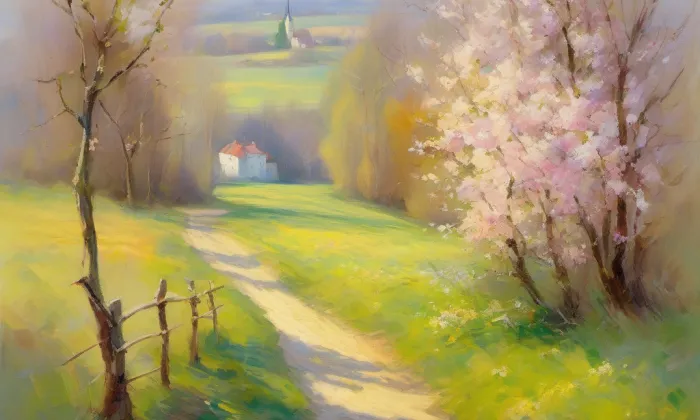 zámek Malešice (Malesice) – spring
