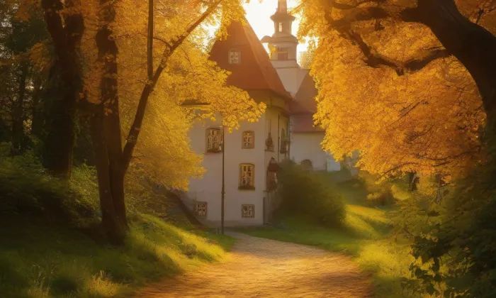 zámek Malešice (Malesice) – summer