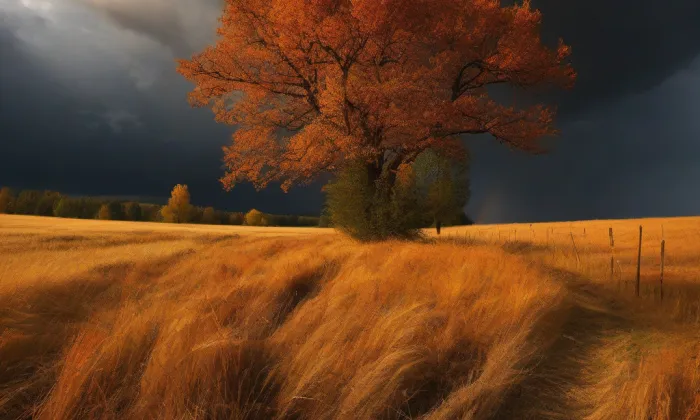 zámek Obříství – autumn