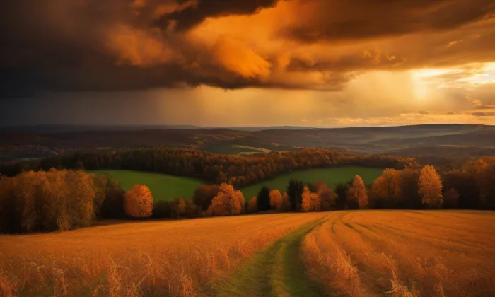 zámek Osek – autumn