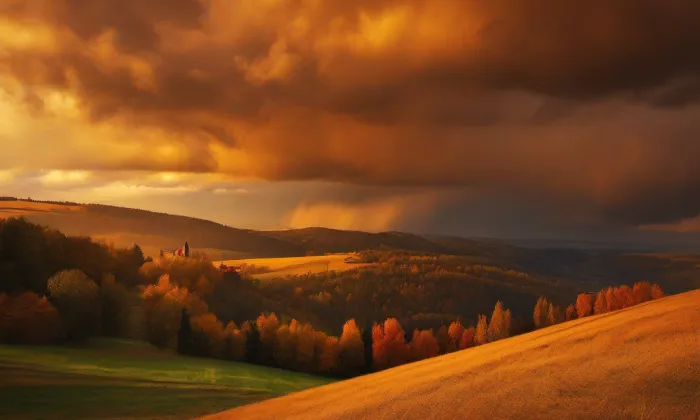 Zámek Přestavlky (Přestavlky) – autumn