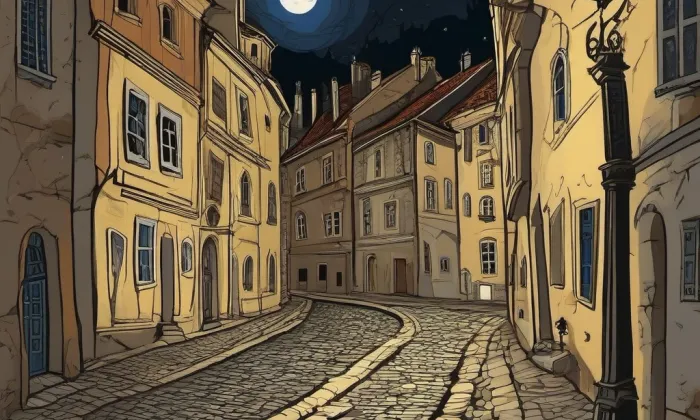Zámek Skrýšov – noc