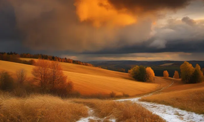 Zámek Slapy – autumn