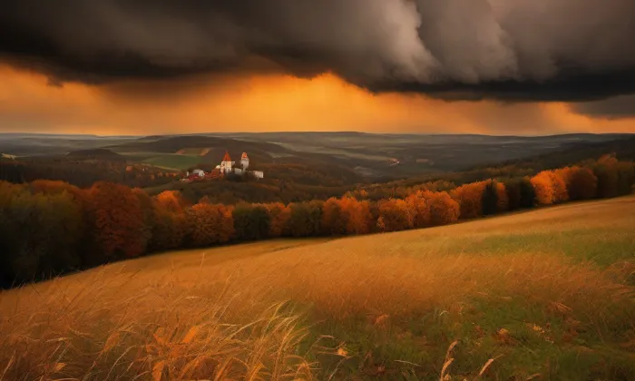 zámek Svojkov – autumn