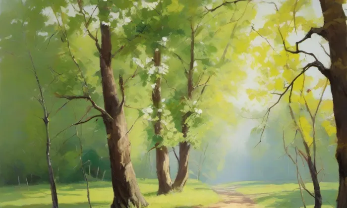Zámek Těšany – spring