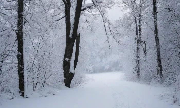 Zámek Těšany – winter