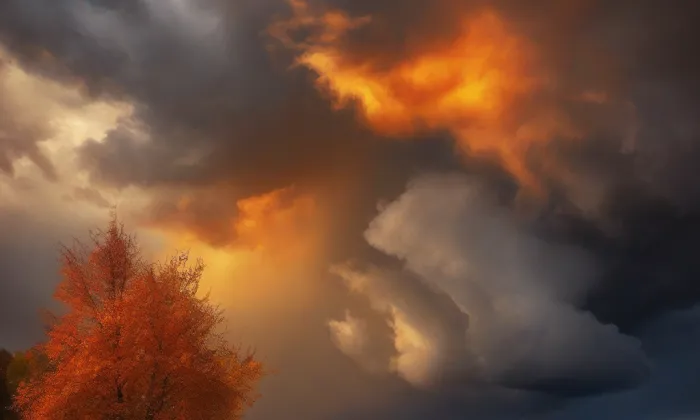 Zámek Těchobuz – autumn