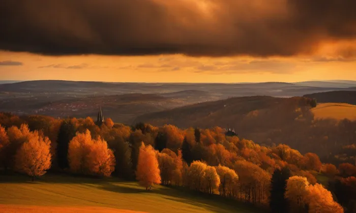 Zámek Tetín – autumn